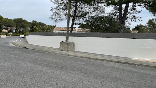 mur terminé